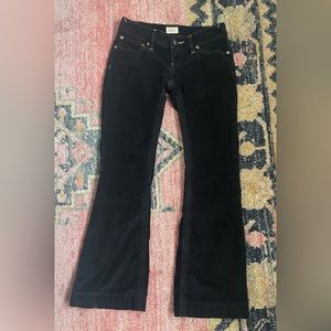 Free people low rise flare pants